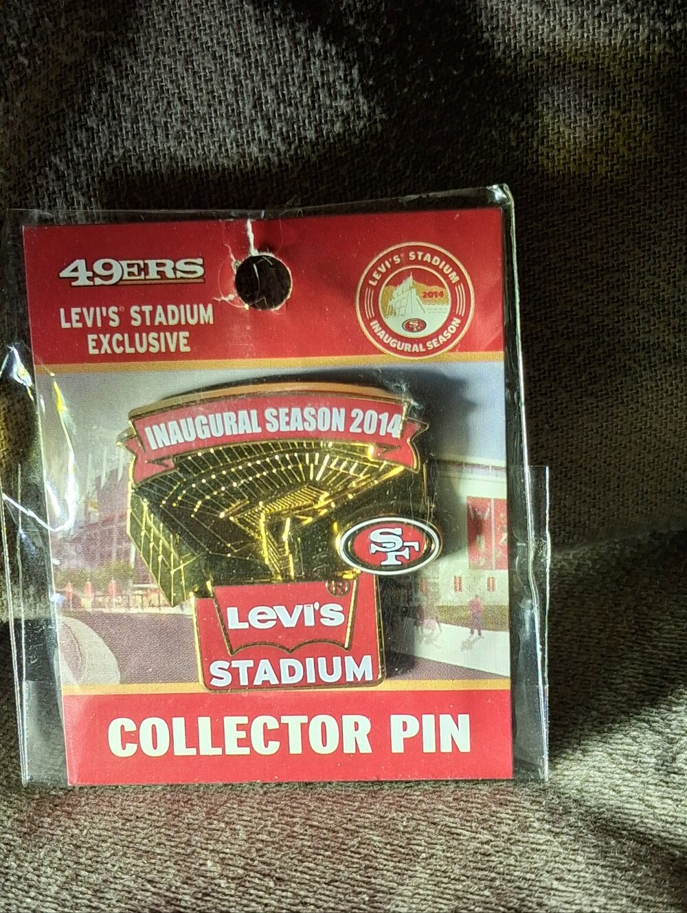 49er Pin, Levi Stadium 2014